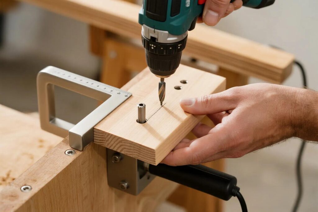 drilling holes dresser handles alt with keywords