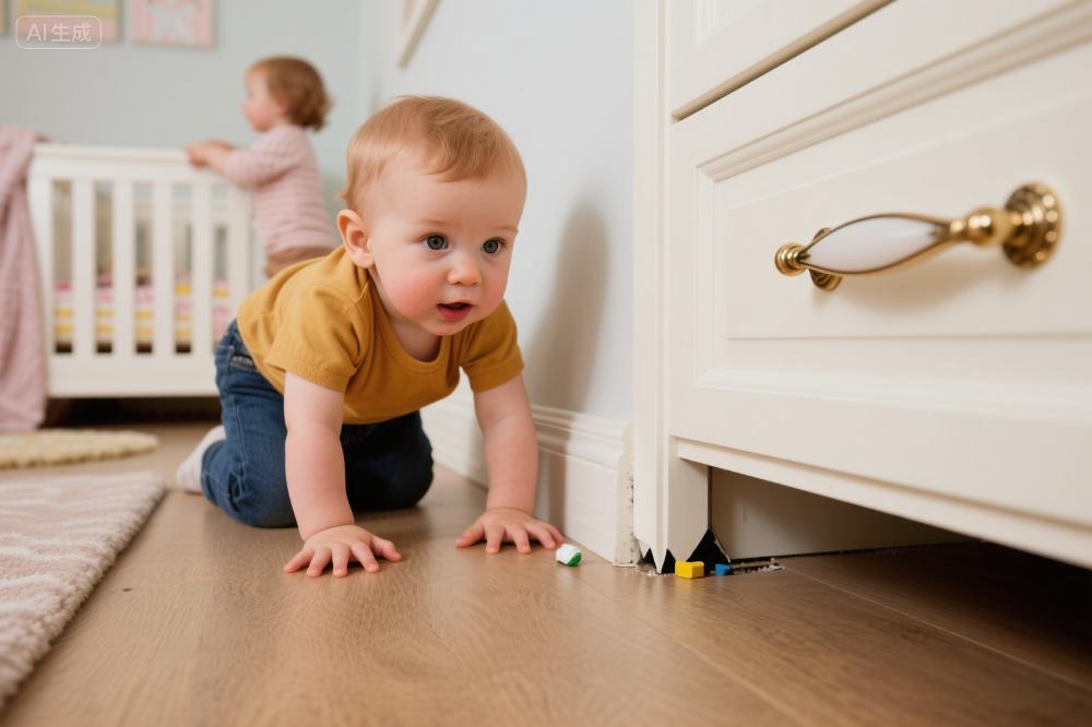 Childproofing a toddler room Parent childproofing a toddler's bedroom outlets