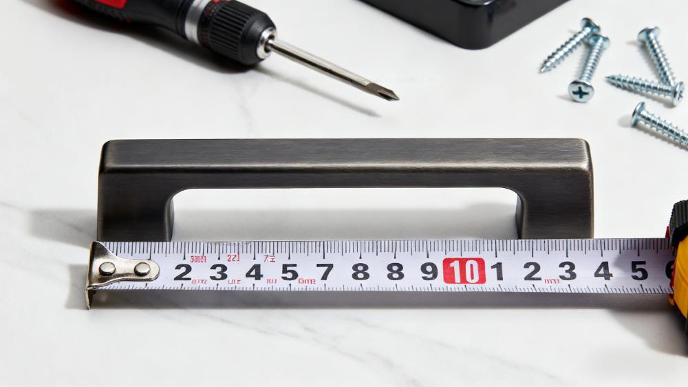 Min hole spacing for deep drawer handles?