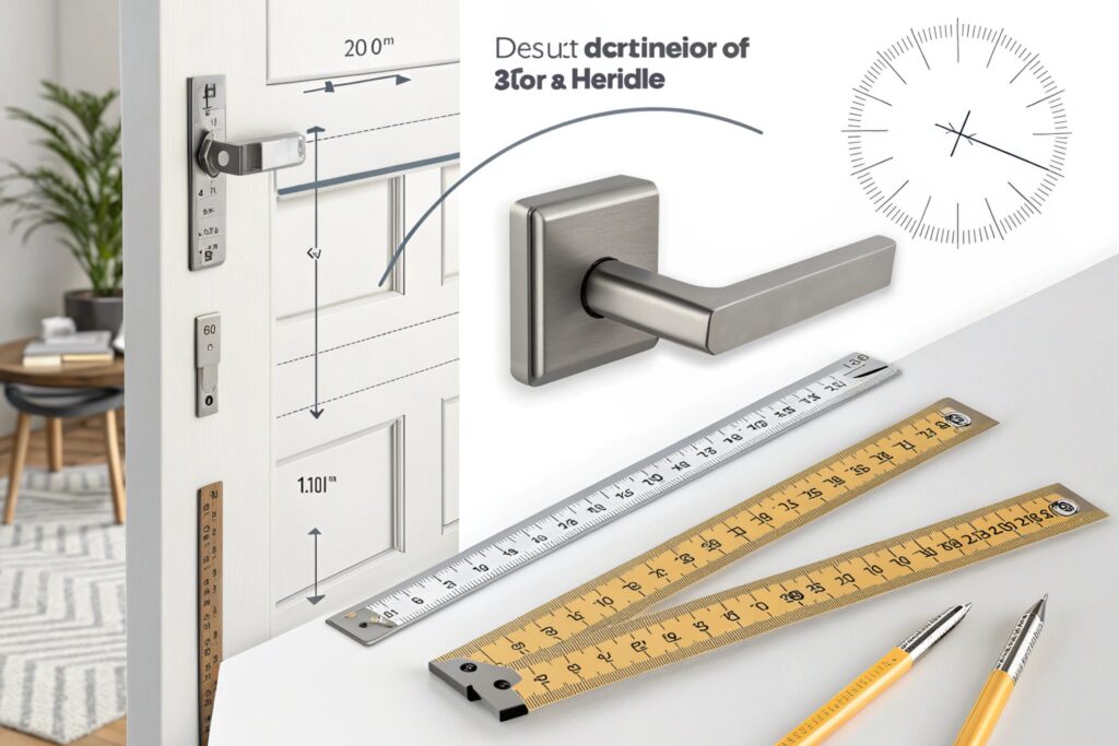 How is the size of the handle determined?