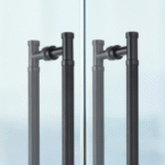 What handles for commercial & public glass doors?