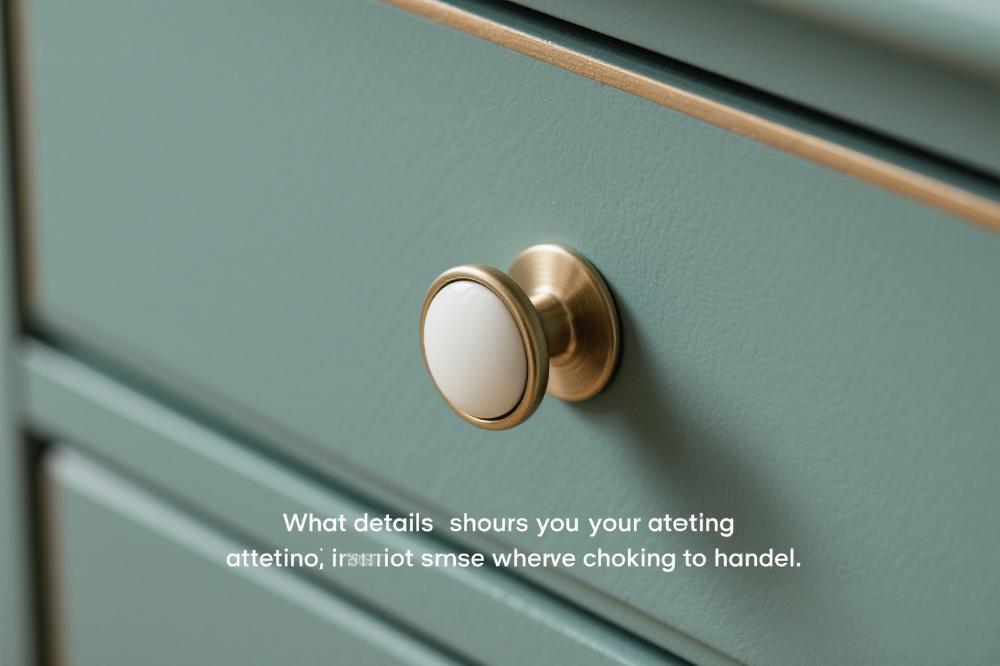 What details should you pay attention to when choosing a handle?